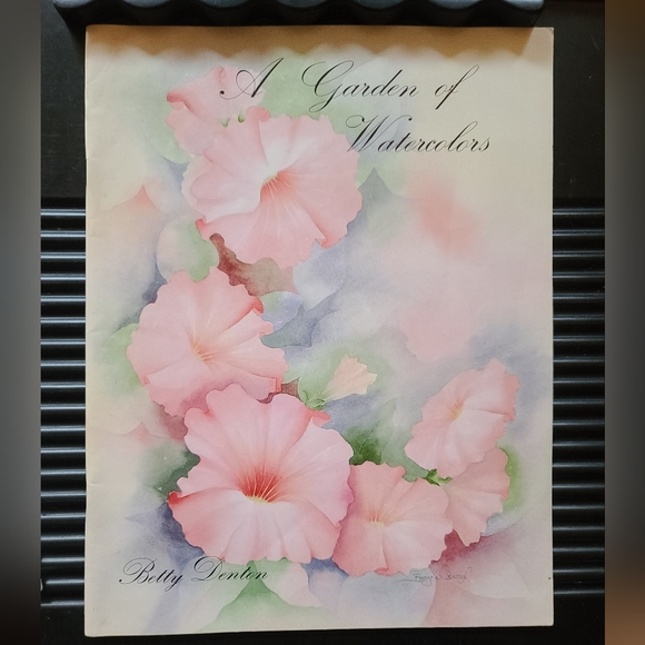 Bundle of 5 Painting Books, Watercolor, Santa, Flowers - Picture 5 of 6